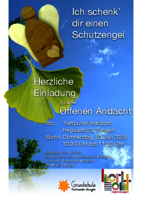 Einladung zur Feier mit den Grundschülern