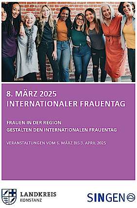 Titelseite Programm Internationaler Frauentag 2025