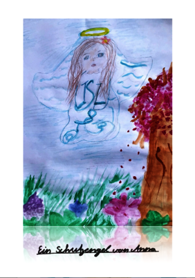 Schutzengel Postkarte Anna
